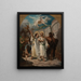 Saint Gervais et Saint Protais conduits au martyre - Edmond-Louis Dupain — gerahmtes Bild an der Wand