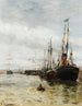Bateaux au port - Edmond-Marie Petitjean — Ansicht des Kunstwerks