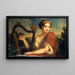 Allegorie der Musik - Edmond Collignon — gerahmtes Bild an der Wand