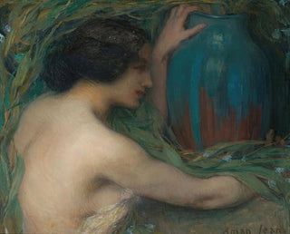 Frau mit einem Eukalyptus - Edmond François Aman-Jean — Ansicht des Kunstwerks