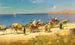 Caravane entlang der Küste - Edmund Berninger — Ansicht des Kunstwerks