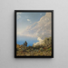 Côte près d'Amalfi - Edmund Berninger — gerahmtes Bild an der Wand