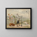 Jagdszene - Edmund Birckhead Bensell — gerahmtes Bild an der Wand