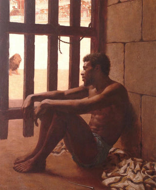 Edmund Blair Leighton - A Gladiator in thought.webp