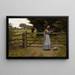 Au large - Edmund Blair Leighton — gerahmtes Bild an der Wand