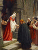 Die Wohltätigkeit der heiligen Elisabeth von Ungarn - Edmund Blair Leighton — Ansicht des Kunstwerks