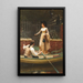 L'Enlèvement - Edmund Blair Leighton — gerahmtes Bild an der Wand