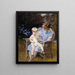 Marjorie et le petit Edmund - Edmund Charles Tarbell — gerahmtes Bild an der Wand