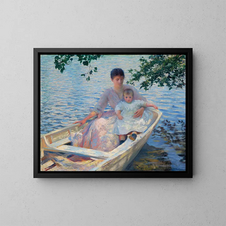 Edmund Charles Tarbell - Mother and Child in a Boat.webp
