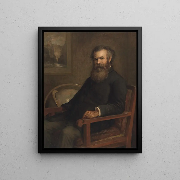 John Wesley Powell - Edmund Clarence Messer — gerahmtes Bild an der Wand