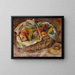 Obstkorb - Edmund Conrad Ferdinand von Freyhold — gerahmtes Bild an der Wand