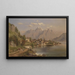 Ansicht auf Zell am See - Edmund Hd — gerahmtes Bild an der Wand
