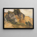 Terrain rocheux près de Hohenstaufen - Edmund Kanoldt — gerahmtes Bild an der Wand