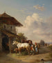 Bei dem Schmied - Edmund Mahlknecht — Ansicht des Kunstwerks