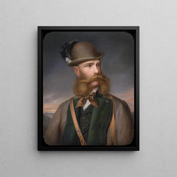 Edmund Mahlknecht - Kaiser Franz Joseph im Ischler Jagdkostm.webp