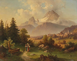 Vue du Watzmann - Edmund Mahlknecht — Ansicht des Kunstwerks