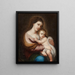 D'après Bartolomé Esteban Murillo Vierge à l'Enfant - Édouard-Denis Baldus — gerahmtes Bild an der Wand