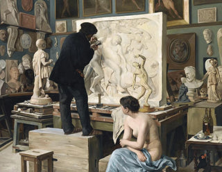 L'atelier meines Vaters - Édouard Dantan — Ansicht des Kunstwerks
