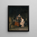 Bei den Wahrsagern - Édouard Girardet — gerahmtes Bild an der Wand