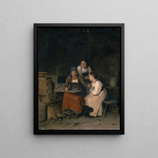 Edouard Girardet - At The Fortune Tellers.webp