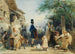 lebendige Dorfszene - Édouard Girardet — Ansicht des Kunstwerks