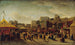 Jahrmarkt Place Saint-Pierre Montmartre im Jahr 1861 - Édouard Hubert — Ansicht des Kunstwerks