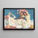 Szene im Boudoir - Eduard Adrian Dussek — gerahmtes Bild an der Wand