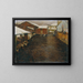 Winter-Gemälde - Eduard Ameseder — gerahmtes Bild an der Wand