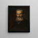Portrait des Künstlers Teodor Boemma - Eduard Ballo — gerahmtes Bild an der Wand