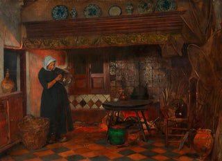 Holländisches Küchentableau - Eduard Charlemont — Ansicht des Kunstwerks