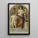 Thalie - Eduard Julius Friedrich Bendemann — gerahmtes Bild an der Wand