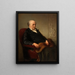 Der Maler Wilhelm Schadow - Eduard Julius Friedrich Bendemann — gerahmtes Bild an der Wand