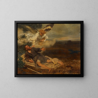 Élias - Eduard Karl Franz von Gebhardt — gerahmtes Bild an der Wand