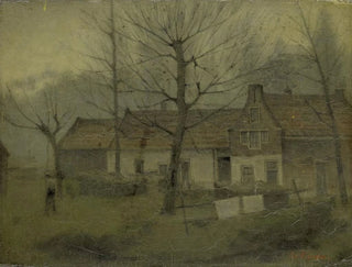 Häuser in einem Dorf - Eduard Karsen — Ansicht des Kunstwerks