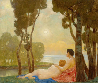 Nacht des Vollmonds - Eduard Kasparides — Ansicht des Kunstwerks