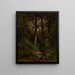 Service forestier - Eduard Leonhardi — gerahmtes Bild an der Wand