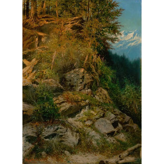 Eduard Majsch - Rocky Hillside in a Mountain Landscape.webp