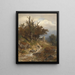 Landschaftsmotiv - Eduard Peithner von Lichtenfels — gerahmtes Bild an der Wand