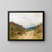 Motif d'Emmerberg - Eduard Peithner von Lichtenfels — gerahmtes Bild an der Wand