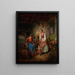 Erste Schritte zu Hause - Eduard Ritter — gerahmtes Bild an der Wand