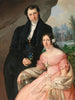 Portrait von Anton Zhuber und seiner Ehefrau Theresia Zhuber - Eduard Ritter — Ansicht des Kunstwerks