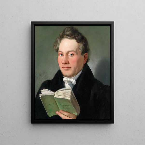 Portrait von Christoph Kuffner - Eduard Ritter — gerahmtes Bild an der Wand