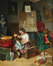 Der junge Künstler im Atelier - Eduard Ritter — Ansicht des Kunstwerks