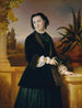 Auguste Engerth, die Ehefrau des Künstlers - Eduard Ritter von Engerth — Ansicht des Kunstwerks