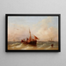 Meereslandschaft - Eduard Schmidt — gerahmtes Bild an der Wand
