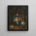 Ratte der Bibliothek - Eduard Swoboda — gerahmtes Bild an der Wand