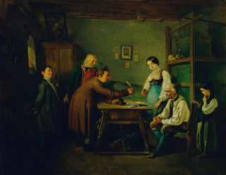 Der Vertrag - Eduard Swoboda — Ansicht des Kunstwerks