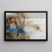 Madone und Kind umgeben von Engeln - Eduard Veith — gerahmtes Bild an der Wand