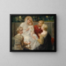 Madone entourée d'enfants - Eduard Veith — gerahmtes Bild an der Wand