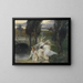 Néréides - Eduard Veith — gerahmtes Bild an der Wand
